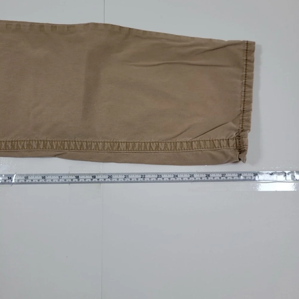 BKE Tyler Straight Pants Mens 34L Khaki Excellent‎ Casual Cotton Blend Stretch